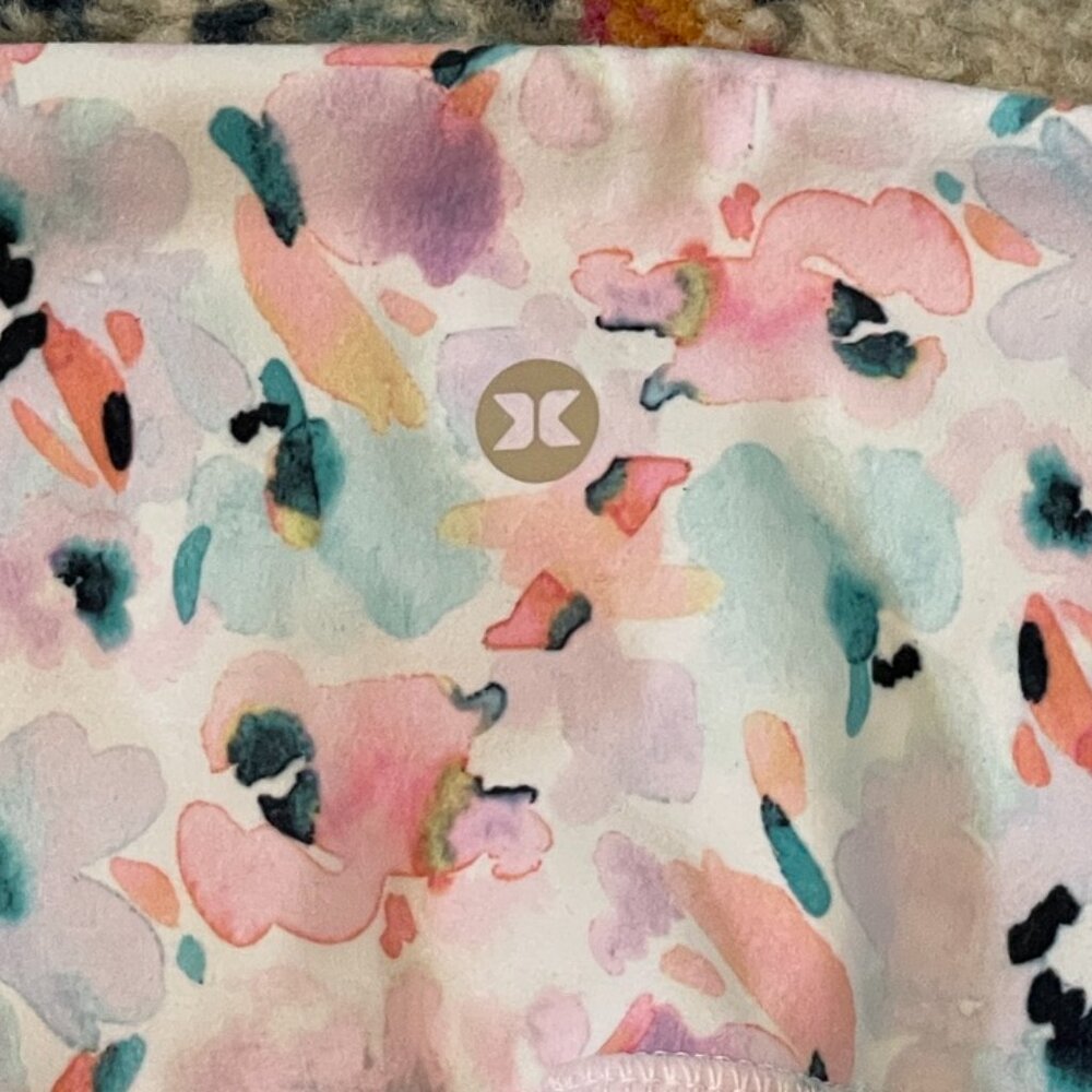 RBX Floral High Waist Leggings Size Large (L/G) - Picture 7 of 8